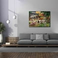 thumbnail image 3 of Epic Graffiti 'Farm Friends' by Bigelow Illustrations, Canvas Wall Art, 54"x40", 3 of 8