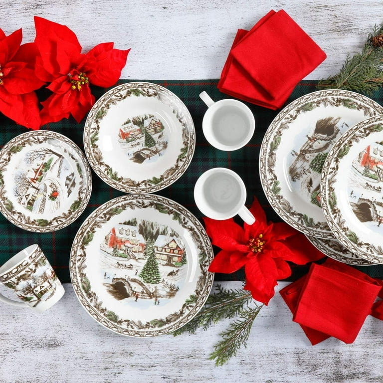Christmas dinnerware walmart sale