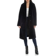 Avec Les Filles Womens Juniors Bonded Faux Fur Coat