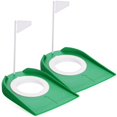 thumbnail image 1 of 2pcs Golf Putting Cups Portable Indoor Golf Putting Practice Equipment Beginner Golf Training Tool Golf Hole Cups With Flags, 1 of 3