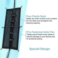 thumbnail image 4 of Cable Management Net Under Desk Black Mesh Cable Manager Flexible Under Desk Cable Management Net for Standing Desk, 4 of 5