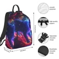 thumbnail image 2 of Fotbe Cosmic Cat Psychedelic Journey Mochila Ligera para Hombres y Mujeres - Duradera y Resistente al Agua, Ideal para Escuela, Trabajo, Viajes y Uso Diario, 2 of 7