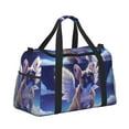 thumbnail image 2 of Fuzoiu Night Sky Winged French Bulldog Print Travel Duffle Bag,Carry On Tote Bags,Duffel Bag,Sport Gym Bag, Hospital Bag for Labor and Delivery, Overnight Bag,Luggage Bag, 2 of 7