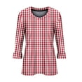 thumbnail image 5 of Utoimkio Womens Tops Dressy Business Casual Blouses Cute Soft 3/4 Sleeve Work Shirts Fall Clothes, 5 of 5