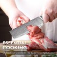 thumbnail image 3 of Purple Dragon Damascus Nakiri Knife, 7 Inch Meat Cleaver Knife, VG10 Steel Kitchen Knife for Cutting Vegetables, Chopping Meat, Razor-Sharp Chef's Knife Gift for Christmas, 3 of 7