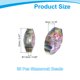 thumbnail image 2 of Cuentas de vidrio, 30 piezas de cuentas de trébol, encantos de cristal transparente para suministros de joyería de pulseras de bricolaje, mezclados, 2 of 5
