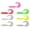 Mix Color, variant on sunsanly 20/30/50Pcs 3/4/5/6/7CM Soft Worm Lure Colorful Silicone Curly Tail Fishing Bait Freshwater Saltwater Universal Bass Perch Fishing Accessories