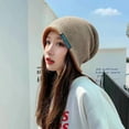 thumbnail image 3 of Women's Winter Cap Classic Beanies for Women Roll Up Edge Skull Cap Fisherman Beanie Accessories for Outdoor Travel, 3 of 7