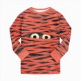 thumbnail image 6 of TOWED22 Kids Pajamas for Boys Girls Cute Graphic Sleepwear Toddler Clothes Halloween Outfit 2pcs Long-Sleeve Sleepwear, 6 of 9