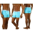 thumbnail image 3 of ToBeInStyle Men's Pack of 6 Cotton-Spandex Blend Boxer Briefs, 3 of 6