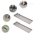 thumbnail image 2 of 28"x8" Stainless Steel Concrete Slider Knee Boards Pair Sliding Boards with Pads 110lbs Capacity for Building Construction, Renovation, Demolition, 2 of 15