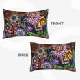 thumbnail image 4 of Fotbe Vintage Floral Pillow Cases - Envelope Closure - Luxury, Extra Soft, Cooling Pillow Covers - Wrinkle, Fade, Stain Resistant-16"x24", 4 of 9