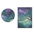 thumbnail image 5 of Yayeee Garden Flag 28" x 40" Double Sided Outdoor Yard Lawn Holiday Decorations, Moonlight Forest, 5 of 6