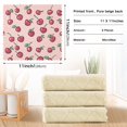 thumbnail image 6 of Yayeee 6 Pack Kitchen Dish Cloths for Washing Dishes Soft Absorbent Microfiber Towels, Cherries Pattern, 6 of 9