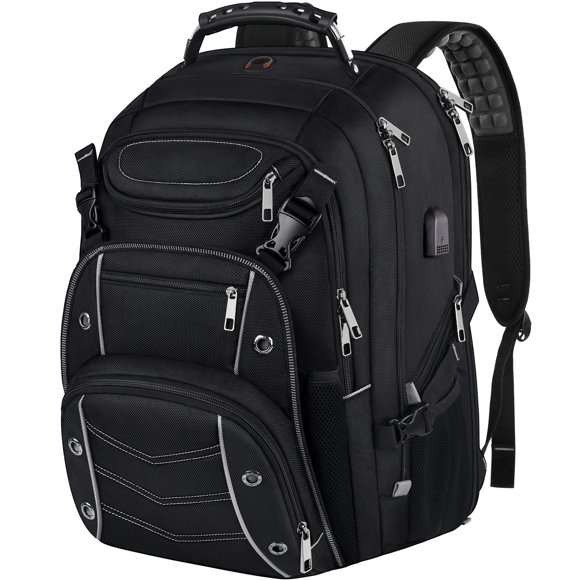 Mochila para portátil VECKUSON 60L para videojuegos, portátil de 18,4 pulgadas