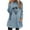 Blue, variant on Sexlip Women Oversized Sweater Dress Winter Pullover Trendy Fuzzy Crew Neck Long Sleeve Casual Mini Dress with Pockets White L