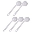 thumbnail image 4 of Homoyoyo Set of 5 White Ceramic Turtle-Shaped Chinese Soup Spoons for Kitchen Dining and Home Use, 4 of 8