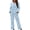 Blue Christmas Snowman, variant on FOR U DESIGNS Aestheic Butterfly Womens Button Down Pajama Sets Long Sleeve Button Up Pajamas for Women 2 Pack Size 2XL Jogger Loungewear Pants and Tops Sleepwear Pjs