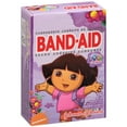 BandAid Adhesive Bandages Dora The Explorer, Assorted Sizes, 25 Ct