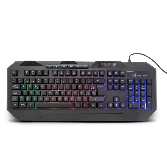 Teclado Alámbrico Gamer NECNON NGK-HYDRA Español Luz Negro Unitalla