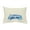 Blue, variant on Simply Daisy, 14" x 20" BeachDrive Blue Decorative Coastal Outdoor Pillow