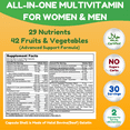 thumbnail image 4 of Shifaa Nutrition Halal Ultimate Multivitamin for Adults with 70+ Nutrients, 42 Fruits & Veggies – Non-GMO Daily Supplement, 4 of 7