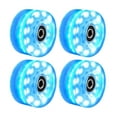 thumbnail image 3 of serony Roues de Patins à Roulettes Quad Lumineux Roulements LED Rue Extérieur Bleu, 3 of 9