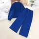 thumbnail image 4 of Gibobby Conjunto de leggings para bebés y Conjunto niñas de ropa para niñas pequeñas, Tops y pantalones verdes de manga larga, conjunto de 2 uds, ropa para niños(Azul,9-10 Años), 4 of 5