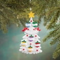 thumbnail image 2 of White Glitter Tree Ornament, Family of 6, 2 of 4