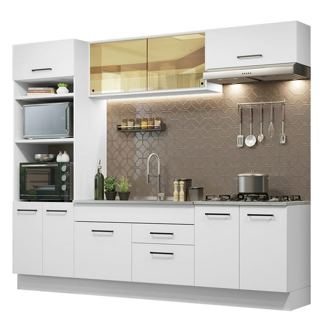 Cocina Integral Madesa Agata 270cm Blanco