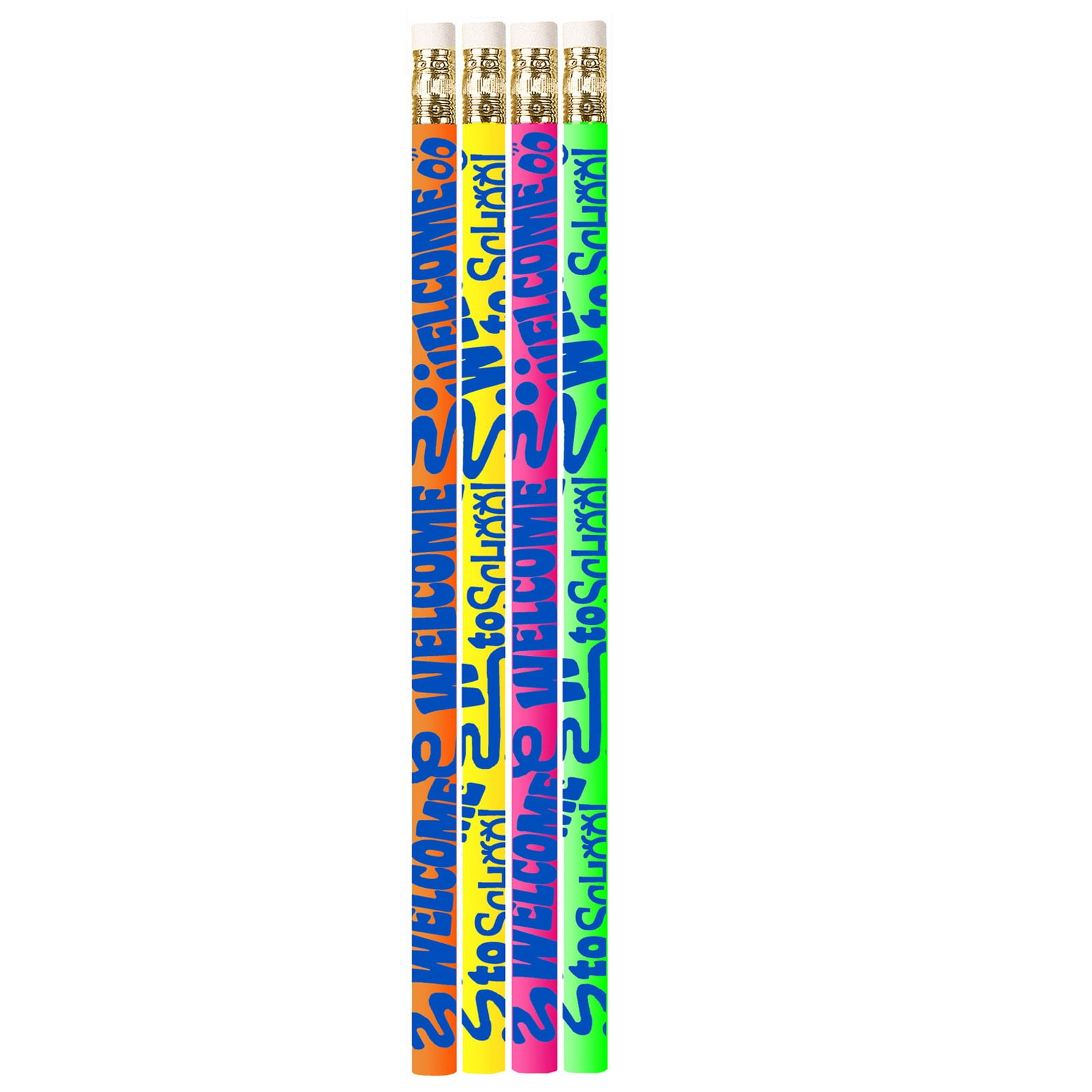 Musgrave Pencil Company Welcome To School Motivational Pencils, 12 Per Pack, 12 Packs