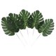 thumbnail image 1 of 5 UNIDS / PAQUETE Hojas De Monstera Hojas Faux Planta Artificial Árbol Hoja Para para hogar Decoración Del S Macarena Simulación de hojas artificiales, 1 of 8