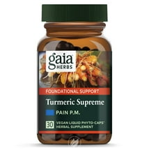 Gaia Herbs Turmeric Supreme Pain P.M.