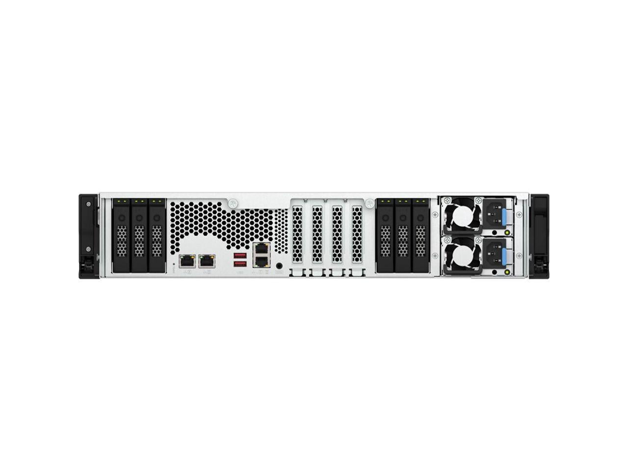 QNAP TS-H3077AFU-R5-32G-US 2U 30-bay 2.5" SATA 6Gbps all-flash NAS, AMD Ryzen 5 7000 series 6C12T, 32GB DDR5 non-ECC RAM