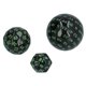 thumbnail image 3 of 15pcs D3‑D100 Polyhedral Dice Set 3 Sides to 100 Sides Conjuring Dice Rolling KitsGreen, 3 of 3