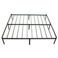 thumbnail image 3 of KEANO Twin Bed Frame, Heavy Duty Durable Metal Platform with Sturdy Steel Slats, 12.4 Inch Large Underbed Storage Space, No Box Spring Needed, Easy to Assembly, Noise Free, Black, 3 of 10