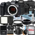 thumbnail image 1 of Canon EOS R7 Mirrorless Camera with 18-150mm + 75-300mm Lens + Mount Adapter + 64GB Memory Card + Case + LED Flash + ZeeTech Accessory Bundle, 1 of 9