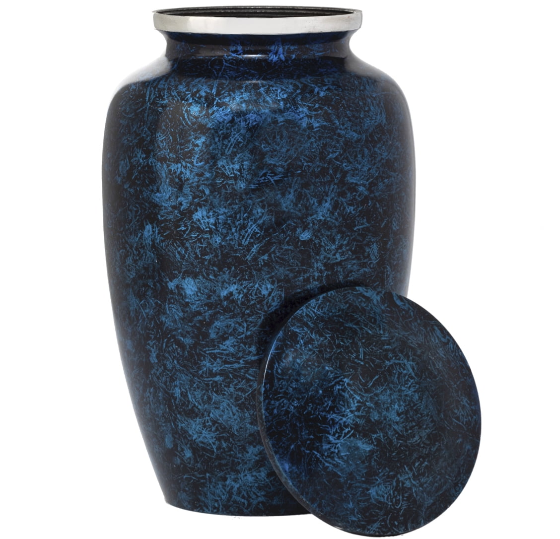 Adult Urn Large Size with Beautiful Velvet Bag Eternal Harmony Cremation Urn for Human Ashes Memorial Urn Carefully Handcrafted with Elegant Finishes to Honor Your Loved One Green Milo