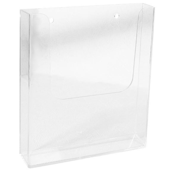 Clear Acrylic Magazine Holder Wall Mounted File Organizer A5 Hanging Paper Organizer Bins for Office Home