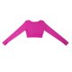 thumbnail image 5 of Nueva ropa de yoga sin costuras, camiseta de manga larga con cuello, ropa deportiva para mujer, para correr Pompotops  FGAJ3361, 5 of 5