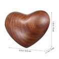 thumbnail image 4 of 2 adornos de corazón de madera, corazón de madera de mano, regalo especial para él/ella, 4 of 8