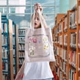 thumbnail image 4 of Book Inspired Gift Book Reader Tote Bag Book Literary Flower Gift Bookworms Shoulder Bag Historical Romance Gift, 4 of 7