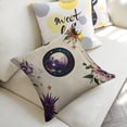 thumbnail image 5 of flowers, planets, starslinen throw pillowcase decoration pillowcase gifting preferred 18x18 inch cushion cover 2 sets sofa pillowcase sofa bedroom living room car, 5 of 8