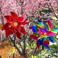 Travelwant 5Pcs Sparkly Reflective Pinwheels, Holographic Pin Wheel