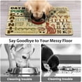 thumbnail image 3 of Dog Food Mats for Floors, Absorbent and Quick-Drying Pet Cat Food Mat,Anti-Fouling and Easy-to-Clean Pet Feeding Mat,Dog Bowl Mat for Messy Drinking Water Bowls.17 x27,Cat Rules, 3 of 6