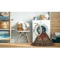 thumbnail image 2 of Ahgly Tapis Rectangulaire Traditionnel Lavable en Machine Safran Rouge, 5 Pieds x 8 Pieds, 2 of 7