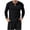 Black, variant on Honeeladyy Men Outdoor Shirt Solid Color Collar Button Long Sleeve Blouse Regular Fit Breathable Loose Fit Sports Tops #Jj-Black-M