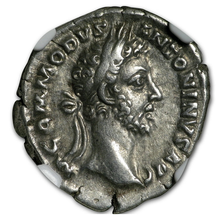 古代ローマ帝国 コイン シルバー デナリウス COMMODUS 177 - 192