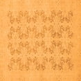 thumbnail image 1 of Ahgly Company Indoor Square Abstract Orange Modern Area Rugs, 5' Square, 1 of 4