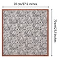 thumbnail image 5 of AWAYTR 27.5 Inches Silk Feeling Square Head Scarf - 4 Pcs Satin Square Head Scarves for Women Hair Bandanas Head Kerchief, 5 of 9
